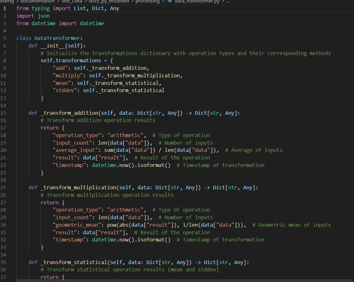 Processing Screenshot