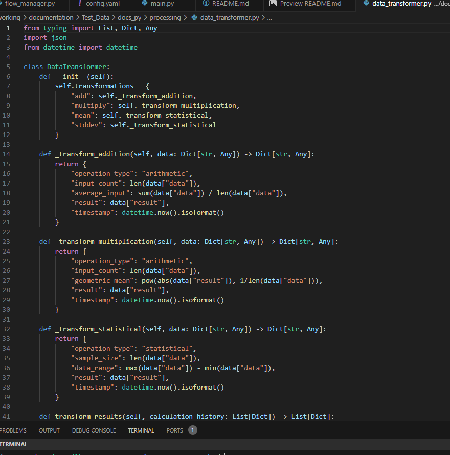 Processing Screenshot