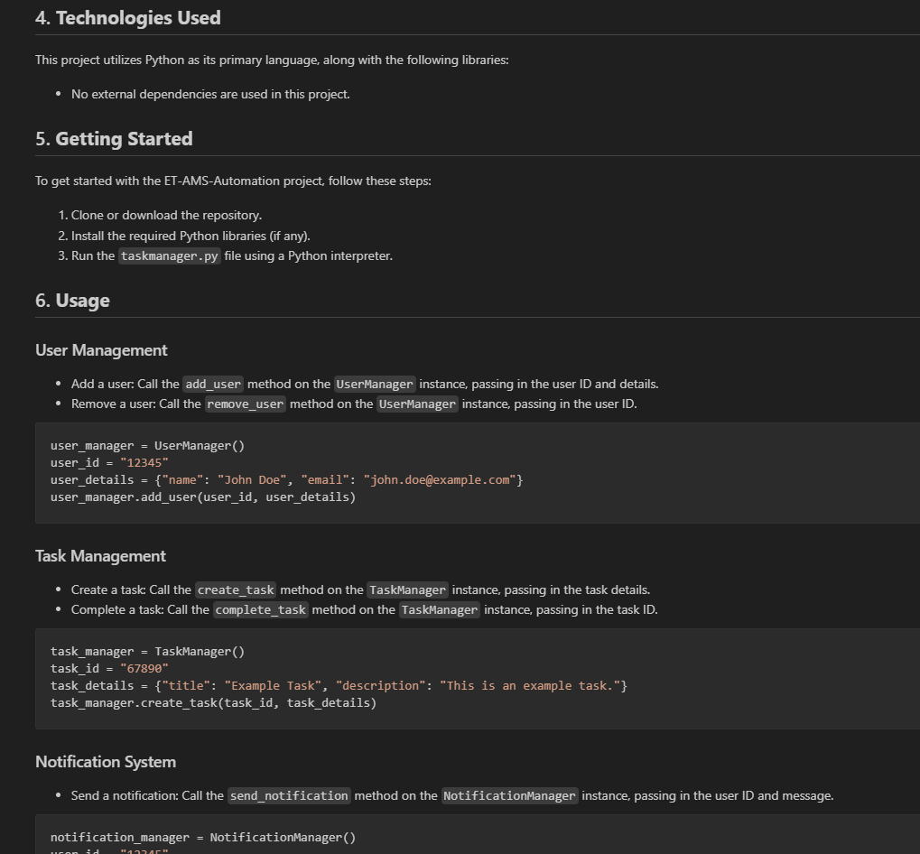 Code Documentation Generation